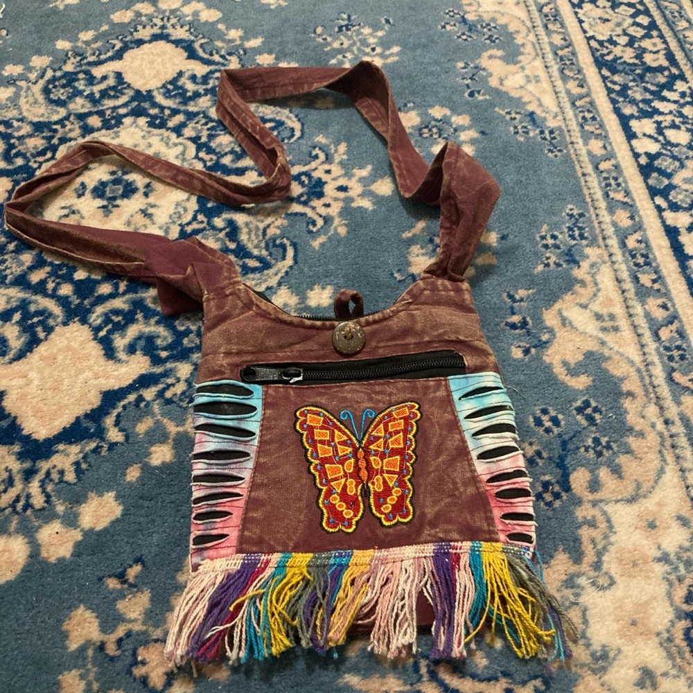 Hippie crossbody purse